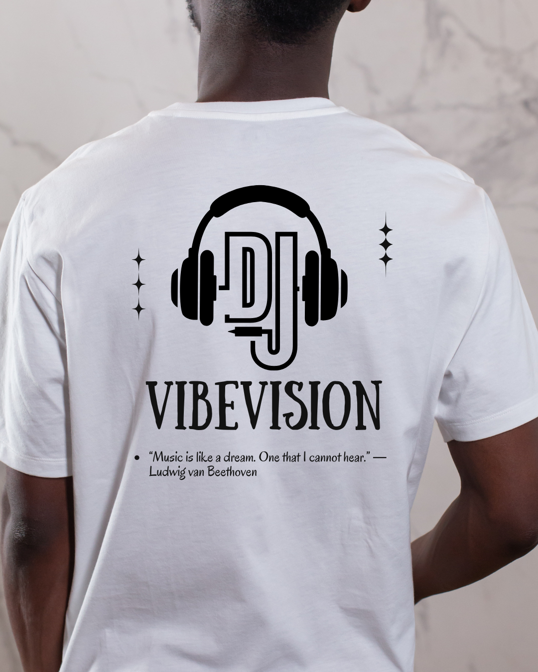 🎧 Personalized DJ T-Shirt – Custom Design with Your DJ Name & Quote 🎶